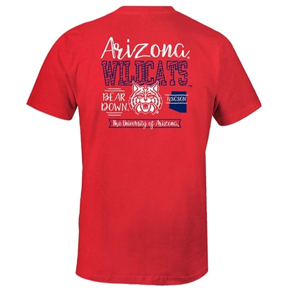 Arizona Wildcats Sketchbook Comfort Colors Tee NWT - Picture 2 of 6